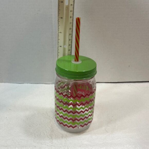 Jingle Like You Mean It Christmas Holiday Mason Jar Drink Glass 5.5" Tall - Picture 7 of 7